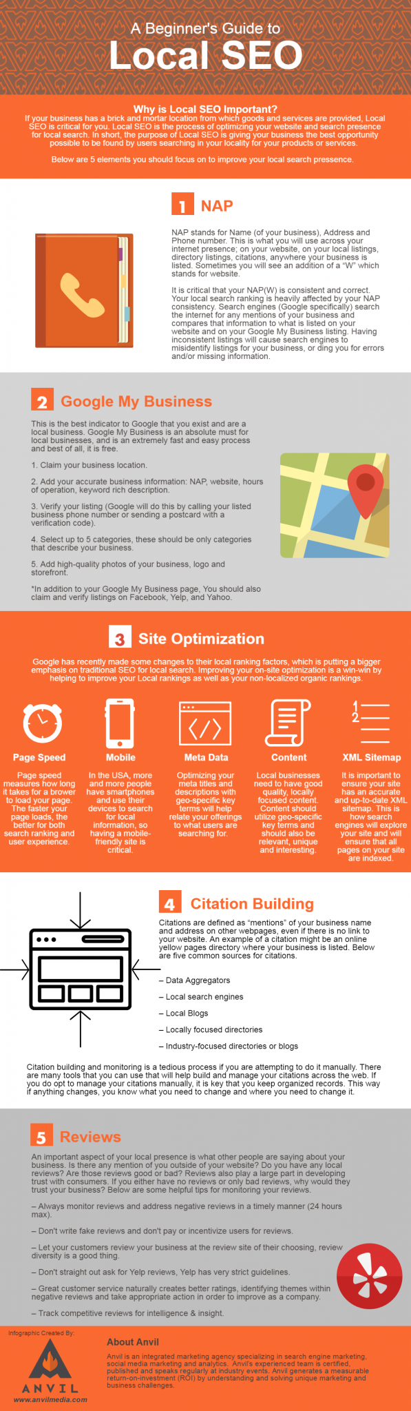Beginner's Guide to Local SEO Infographic